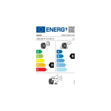 Pneu Apollo 185/60 R14 82H